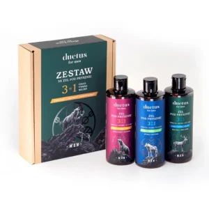 DUETUS FOR MEN Zestaw Żele pod prysznic 3x300 ml